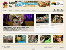 Tablet Screenshot of junglejoel.com